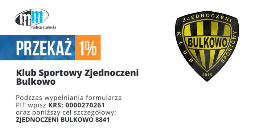 1% PODATKU DLA ZJEDNOCZONYCH BULKOWO 