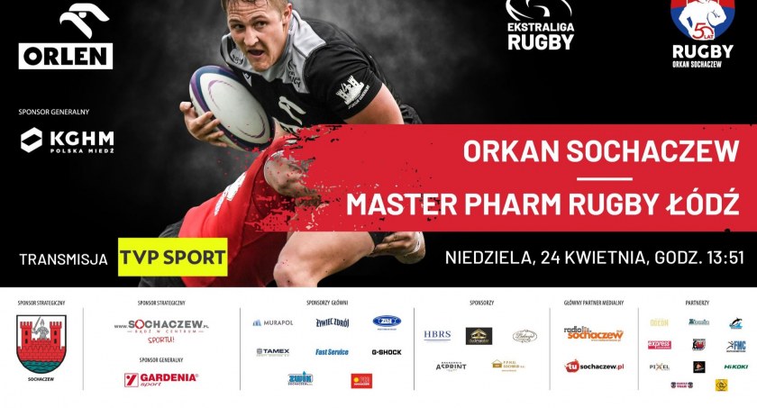 RC Orkan Sochaczew zaprasza na mecz z Master Pharm Rugby SA Łódź