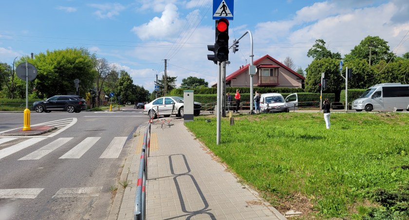 Kolizja Skrzyżowanie droga  nr 62 Wyszogród 02.06.2022