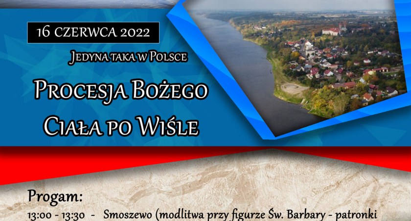 Procesja Bożego Ciała po Wiśle _Czerwińsk nad Wisła