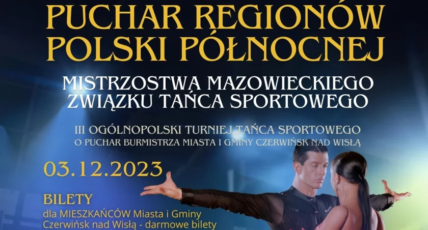  III Ogólnopolskiego Turnieju Tańca Sportowego o Puchar Burmistrza Miasta i Gminy Czerwińsk nad Wisłą