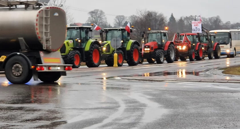 Video Relacja z Protestu Rolników Wyszogród 9.02.2024