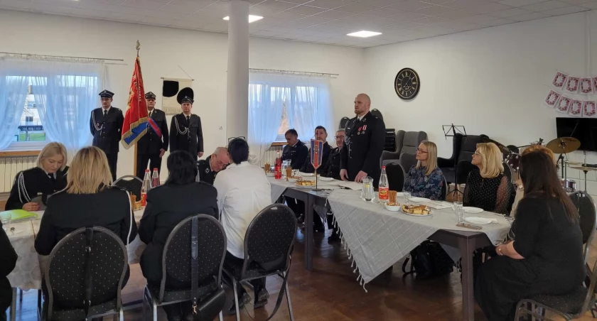 Zebranie sprawozdawcze Ochotniczej Straży Pożarnej w Wyszogrodzie.