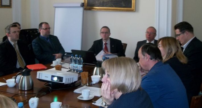 Spotkanie delegacji wsi Miączyn, Wychódźc i Wilkówiec z Wojewodą Mazowieckim