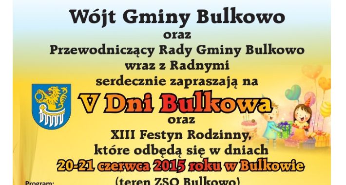 V Dni Bulkowa 20 - 21 czerwiec 2015