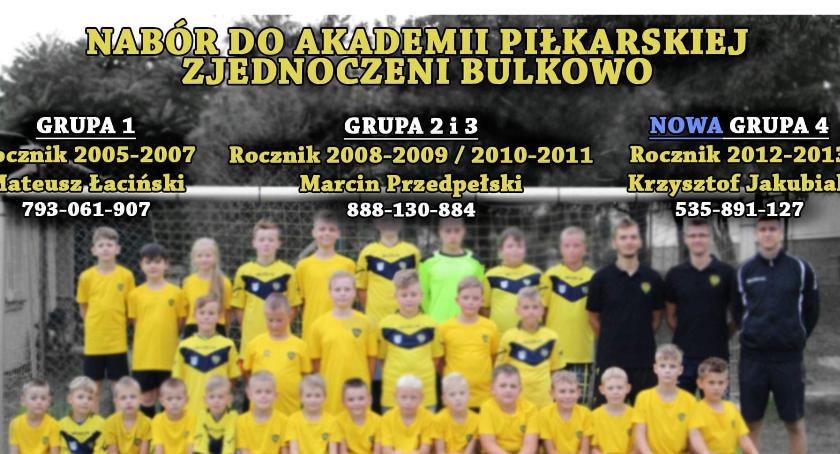 NABÓR DO AKADEMII PIŁKARSKIEJ ZJEDNOCZENI BULKOWO