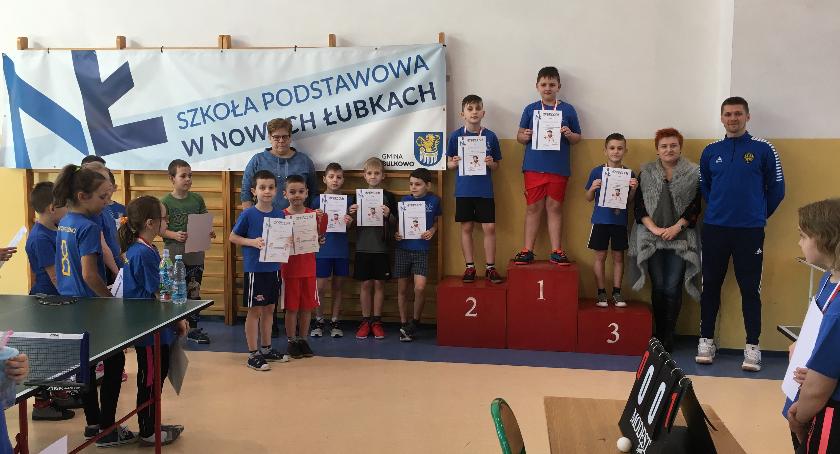 I MISTRZOSTWA SZKOŁY PODSTAWOWEJ W NOWYCH ŁUBKACH W TENISIE STOŁOWYM