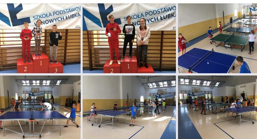 SZKOLNA LIGA TENISA STOŁOWEGO W NOWYCH ŁUBKACH