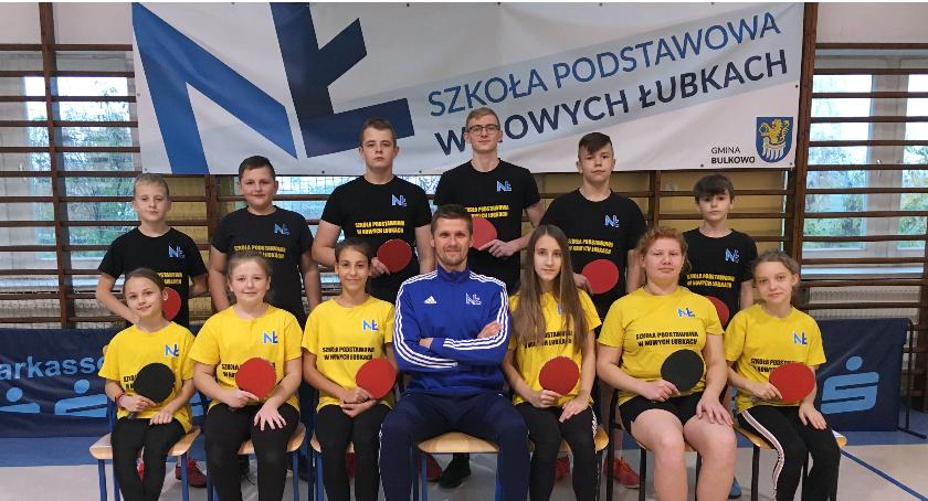 REPREZENTACJA SP W NOWYCH ŁUBKACH DO SZKOLNYCH IGRZYSK DZIECI I MŁODZIEŻY W TENISIE STOŁOWYM