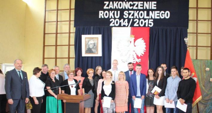 Zakończenie roku szkolnego 2014/2015 w Zespole Szkół im. Jana Śniadeckiego w Wyszogrodzie 