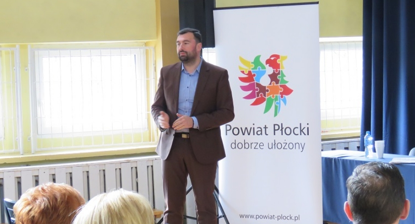 Spotkanie Starosty Płockiego z liderami Miasta i Gminy Wyszogród
