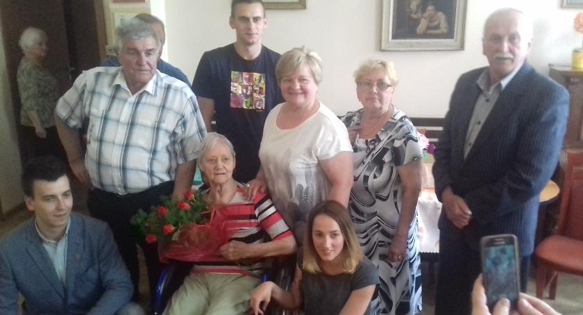 Odwiedziny Żołnierza Wyklętego Pani Janiny Samoraj ps. Celinka 