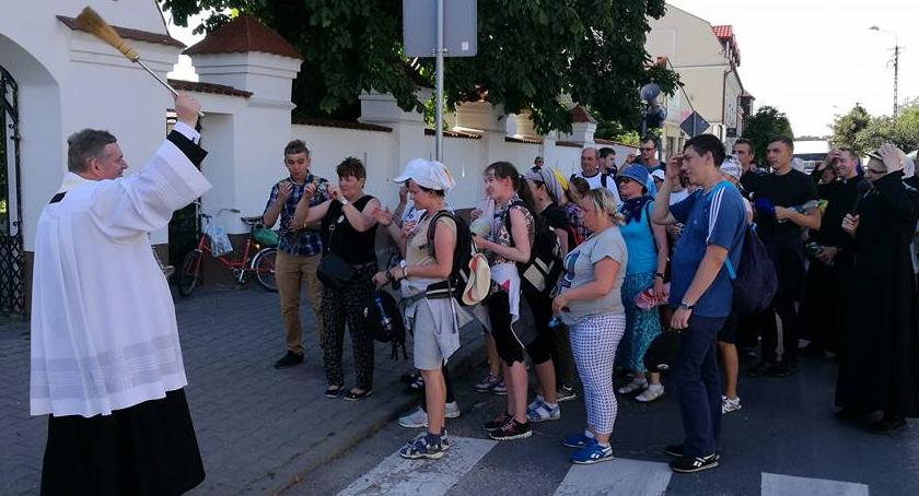  Piesza Pielgrzymka Diecezji Płockiej w  Parafii Św. Trójcy w Wyszogrodzie .