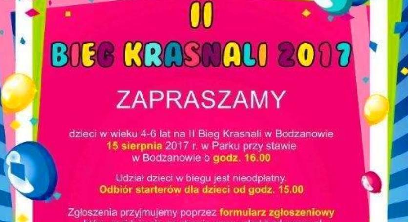 II Bieg Krasnali w Bodzanowie.