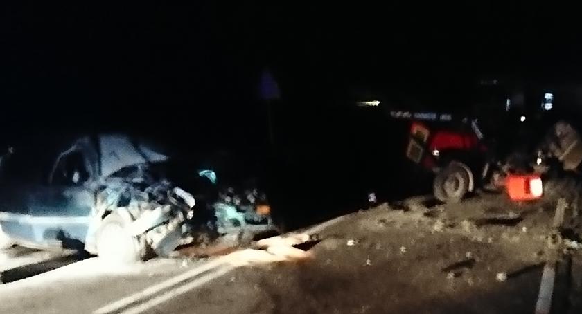 Wypadek na drodze nr 50 Grodkowo
