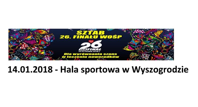 26 finał WOŚP w Wyszogrodzie 
