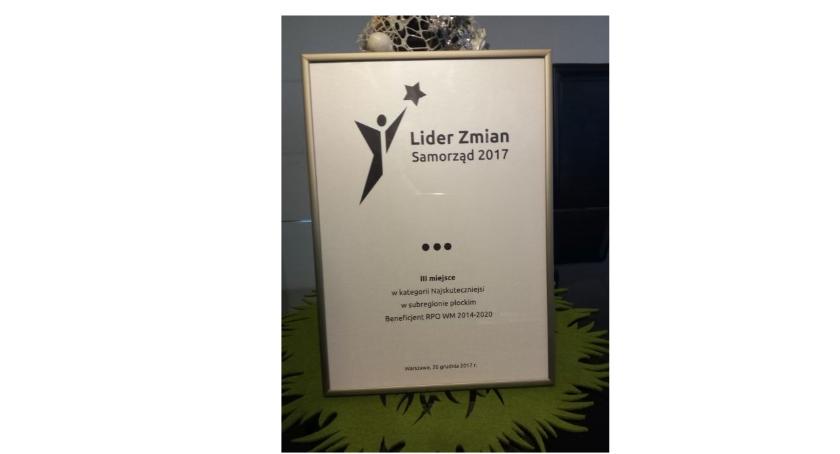 Gmina i Miasto Wyszogród Laureatem konkursu dot. pozyskiwania środków unijnych
