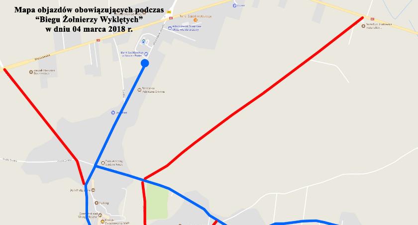 Czasowa zmiana organizacji ruchu w Czerwińsku nad Wisłą . 4 marca