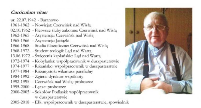 Zmarł Ks. Czesław Szulim SDB - były Proboszcz Parafii w Czerwińsku nad Wisłą