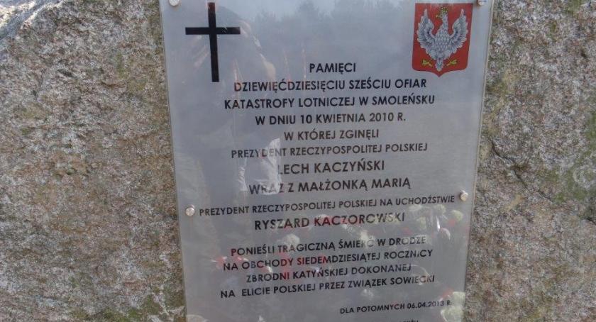 Uroczystości upamiętniające ofiary katastrofy Smoleńskiej w Grzybowie