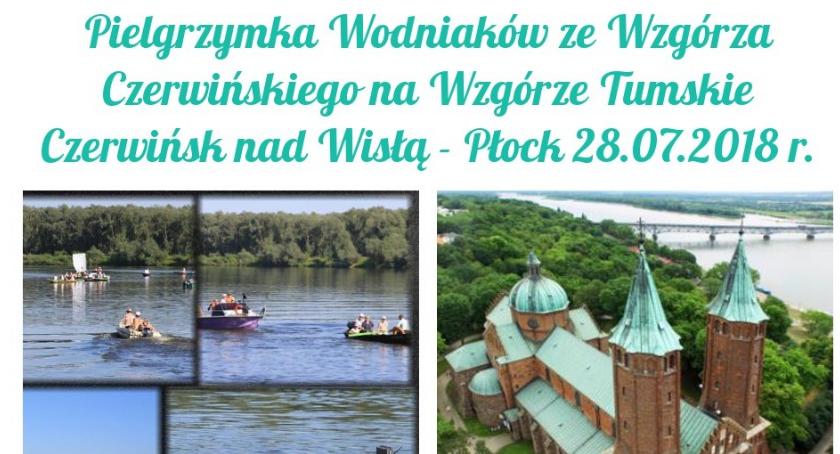 Pielgrzymka Wodniaków ze Wzgórza Czerwińskiego na Wzgórze Tumskie.