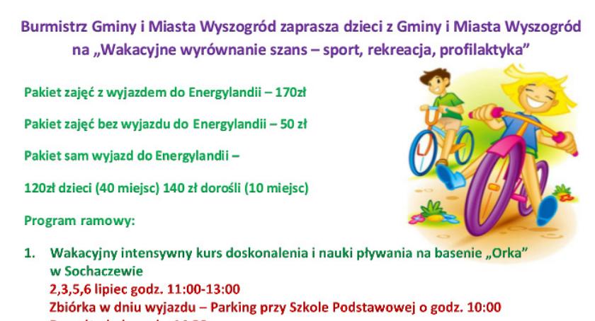 Letnie Wakacje Wyszogród