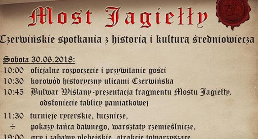 „MOST JAGIEŁŁY – Czerwińskie spotkania z historią i kulturą średniowiecza” 