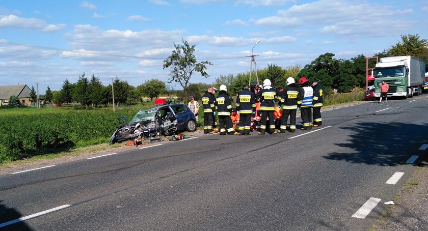 31 sierpnia wypadek na drodze nr 62 Wola gm. Czerwińsk