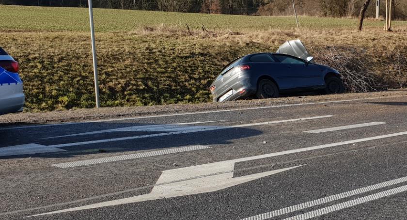 Wypadek na drodze nr 62 w miejscowości Chmielewo