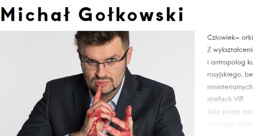 Spotkanie z Pisarzem Michałem Gołkowskim