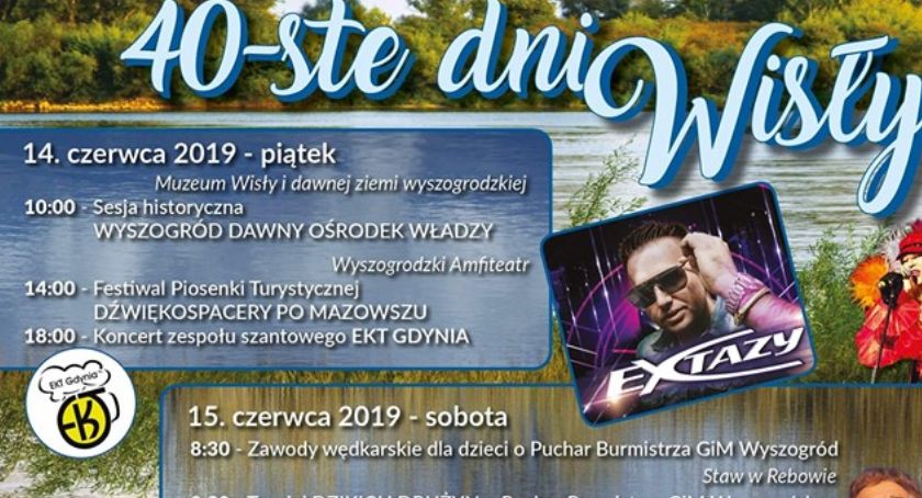 XL Dni Wisły w Wyszogrodzie. 14-16 czerwca