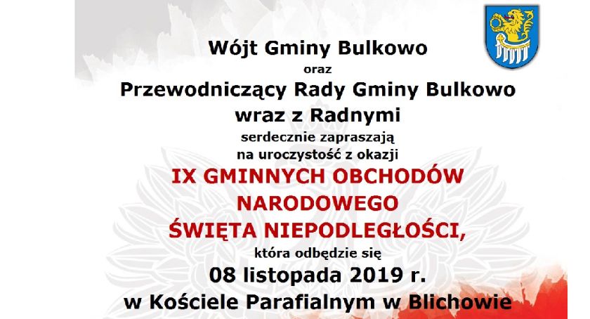 IX Gminne Obchody Święta Niepodległości - Blichowo 8 XI 2019 