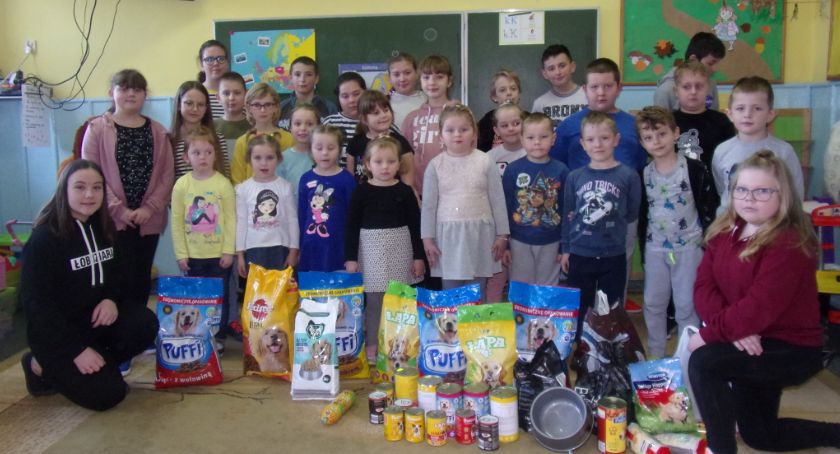 SP im. Jana Pawła II w Grodźcu - akcje charytatywne