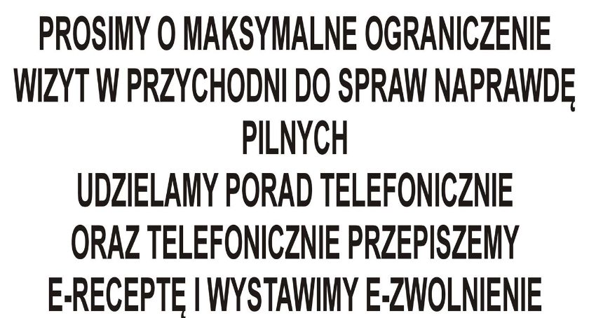 Komunikat Centrum medycznego BMC Wyszogród