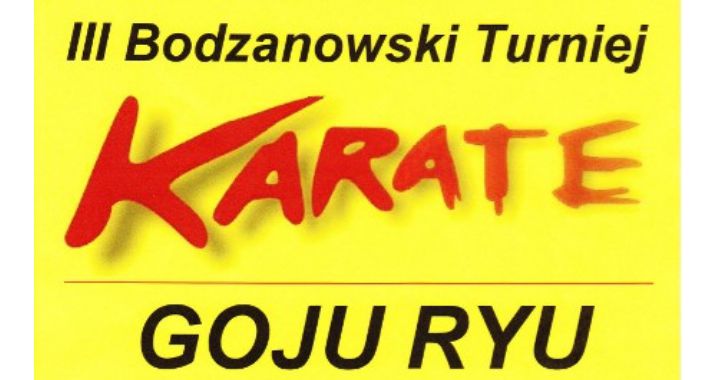 Turniej Karate Bodzanów