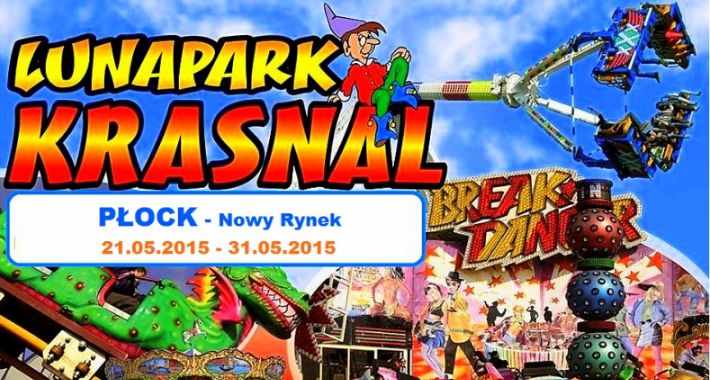 Europark Krasnal - największe w Polsce wesołe miasteczko teraz w Płocku !