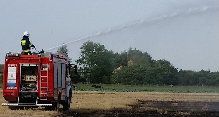 Kolejny pożar ścierniska
