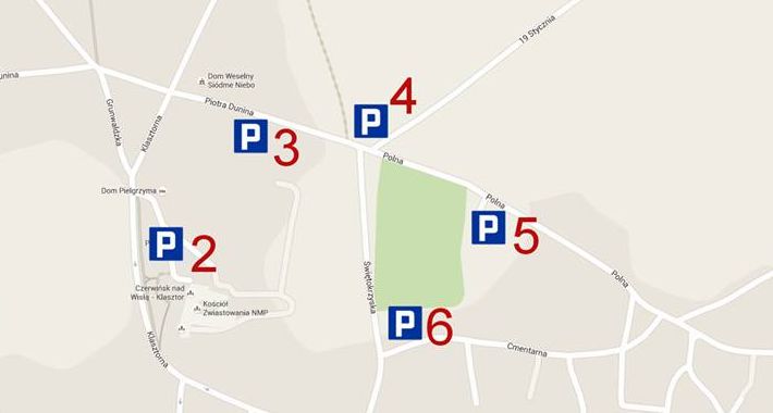 Zmiana organizacji ruchu w Czerwińsku nad Wisłą w dniu 1 XI