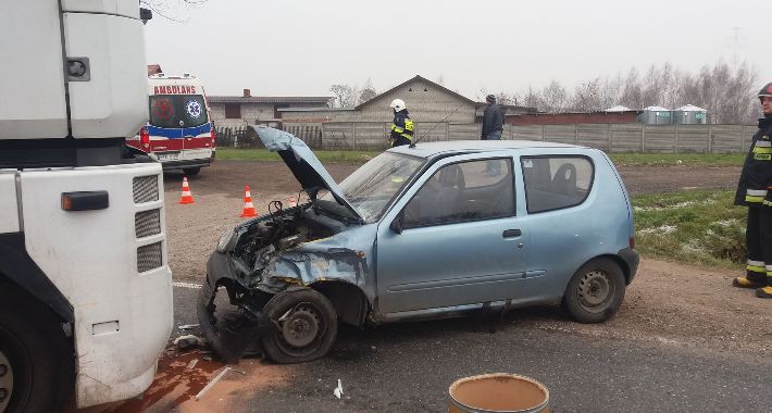 Wypadek na drodze nr 62 w Wyszogrodzie