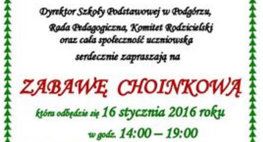 Zabawa Choinkowa w Podgórzu 