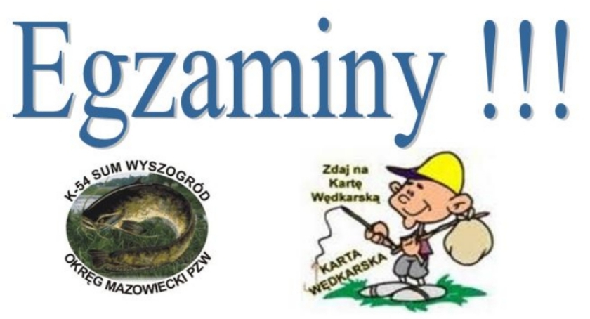 Egzaminy na kartę wędkarską