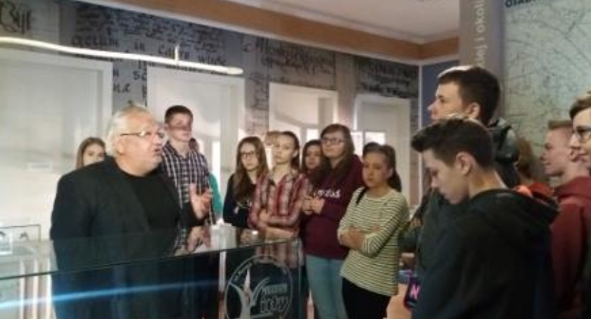 Uczniowie z Gimnazjum w Małej Wsi w Muzeum Wisły