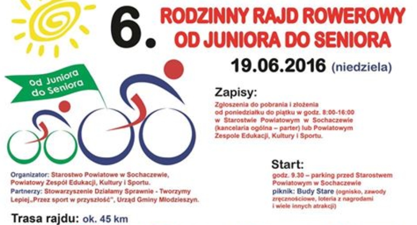  Rajd rowerowy – „Od Juniora do Seniora”