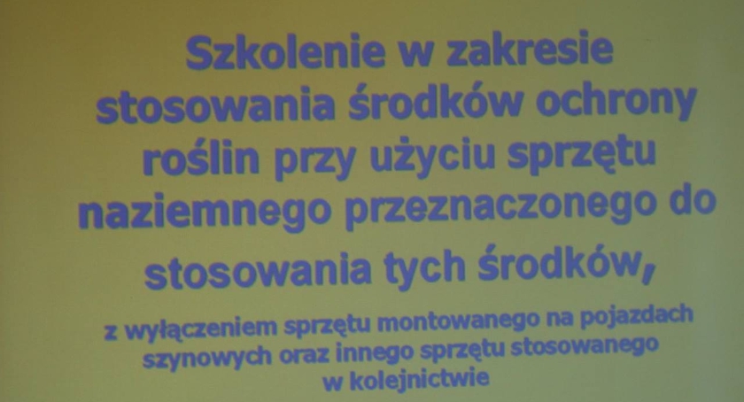  Podstawowe szkolenie chemizacyjne w Czerwińsku