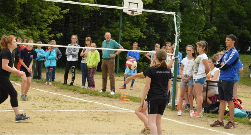 Aktywne spędzanie czasu w szkole w Goławinie.