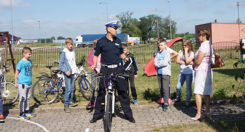 Egzamin na kartę rowerową.