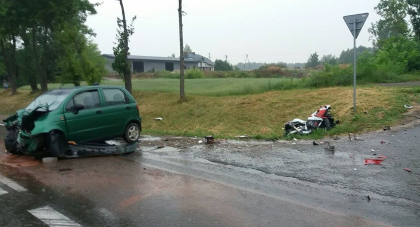 Tragedia z udziałem motocyklisty na DK-62