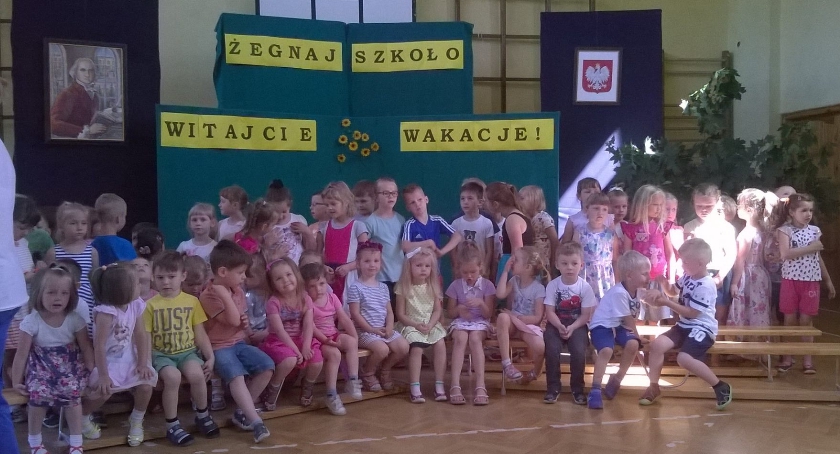 Zakończenie roku szkolnego w Przedszkolu Samorządowym w Wyszogrodzie.