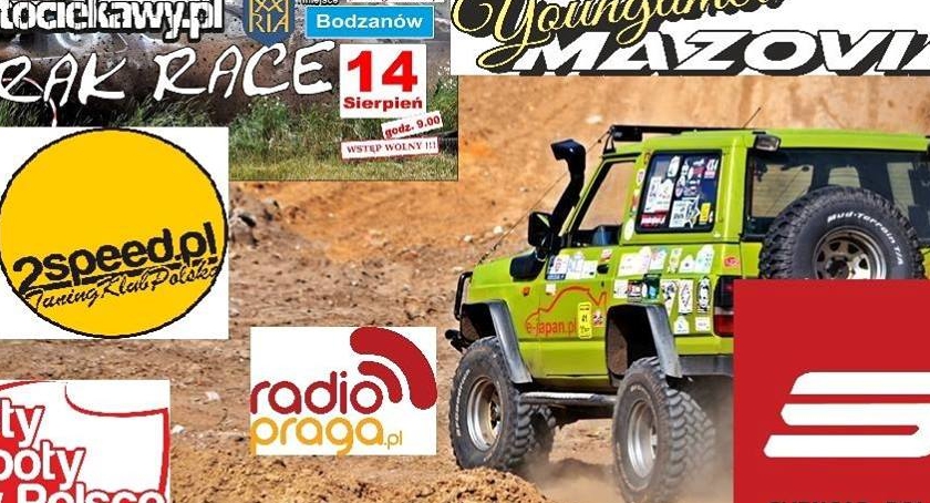 Piknik Motoryzacyjny, podczas Dni Bodzanowa i 40 – lecia Klubu Sportowego HURAGAN.