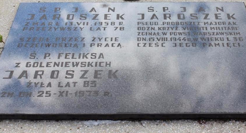 Pamięci bohaterów Powstania Warszawskiego w Orszymowie.